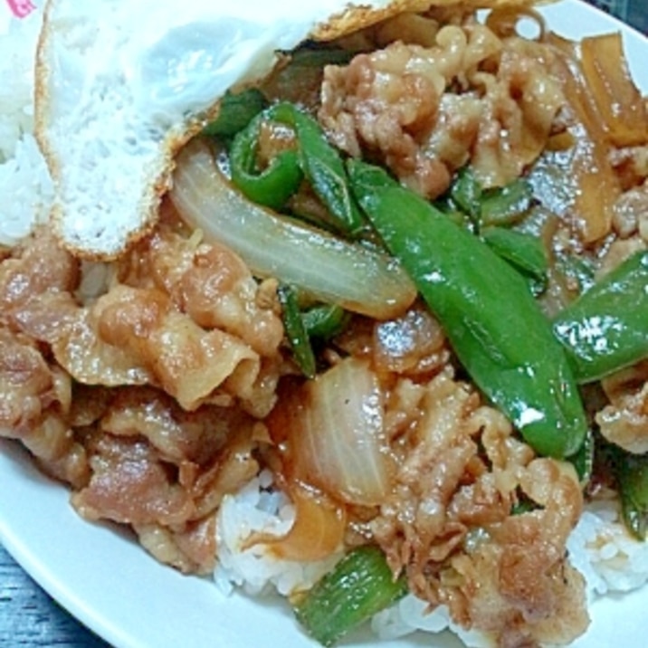 豚焼肉丼 レシピ 作り方 By しけたかお1 楽天レシピ